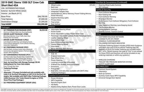 2019 GMC Sierra 1500 SLT