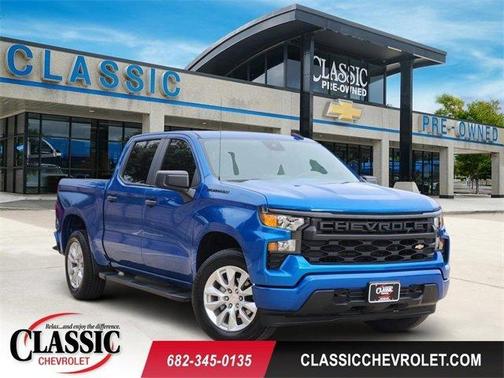 Glacier Blue Metallic 2023 Chevrolet Silverado 1500 Custom