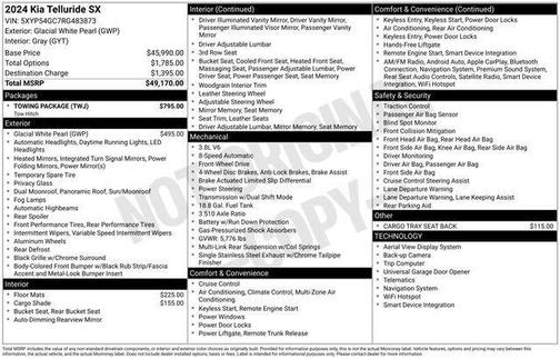 2024 Kia Telluride SX