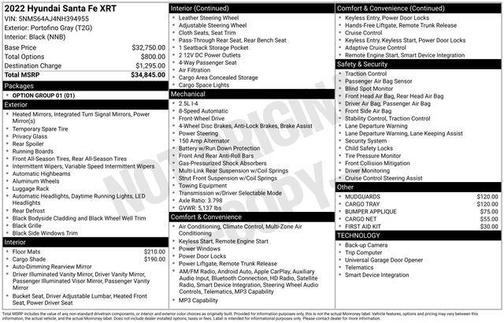 2022 Hyundai SANTA FE XRT