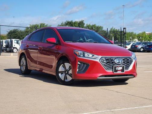 Scarlet Red Pearl 2022 Hyundai IONIQ Hybrid Blue