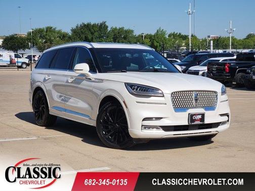 White 2021 Lincoln Aviator Reserve RWD