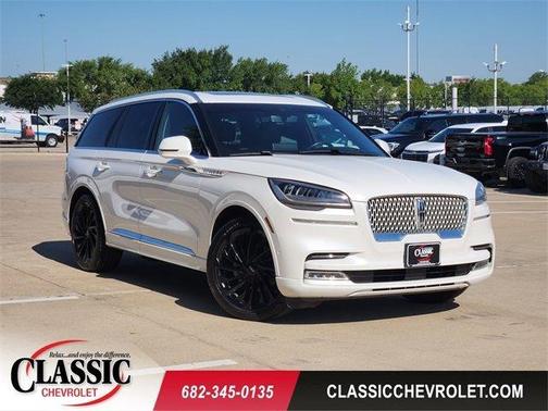 White 2021 Lincoln Aviator Reserve RWD
