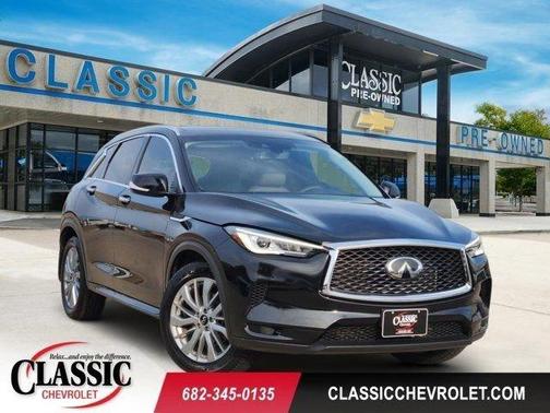 Black Obsidian 2023 INFINITI QX50 Luxe