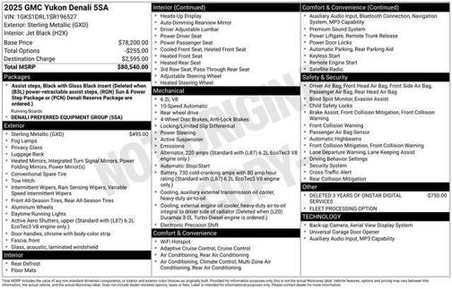 2025 GMC Yukon Denali