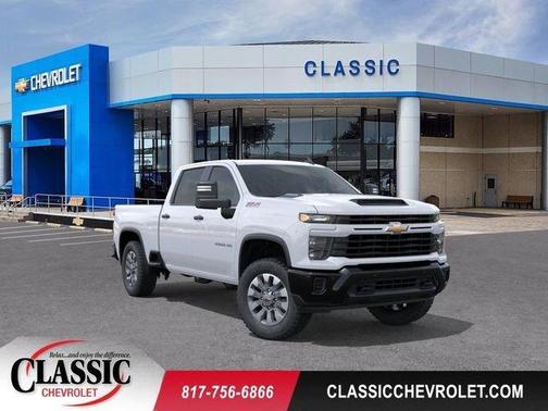 White 2026 Chevrolet Silverado 2500 Custom