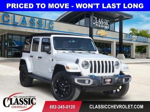 Bright White Clearcoat 2023 Jeep Wrangler 4xe Sahara