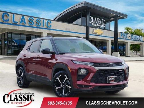 Crimson Metallic 2022 Chevrolet Trailblazer RS