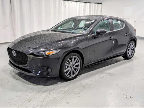 Jet Black Mica 2025 Mazda Mazda3 FWD w/Preferred Package