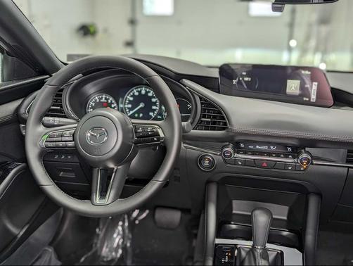 Jet Black Mica 2025 Mazda Mazda3 FWD w/Preferred Package