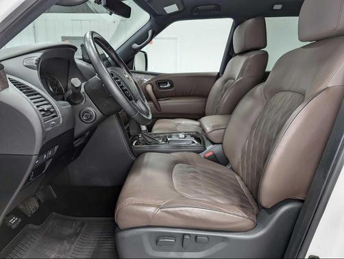 Aspen White TriCoat Pearl 2022 Nissan Armada Platinum 4WD