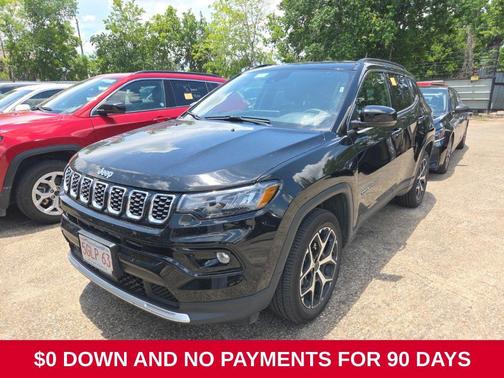 Diamond Black Crystal Pearlcoat 2025 Jeep Compass Limited