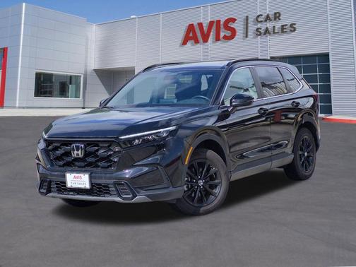 Crystal Black Pearl 2024 Honda CR-V Hybrid Sport AWD