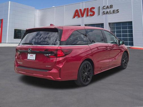 Radiant Red Metallic II 2025 Honda Odyssey Sport-L