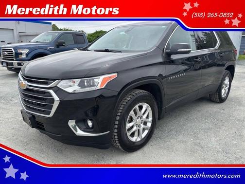 Mosaic Black Metallic 2021 Chevrolet Traverse LT Cloth