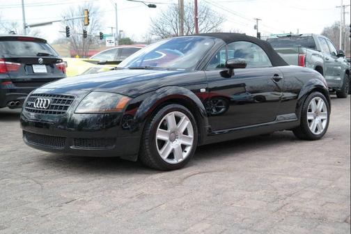 Brilliant Black/Black Roof 2004 Audi TT Roadster