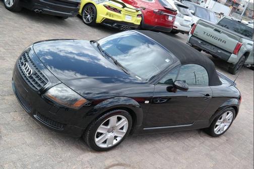 Brilliant Black/Black Roof 2004 Audi TT Roadster