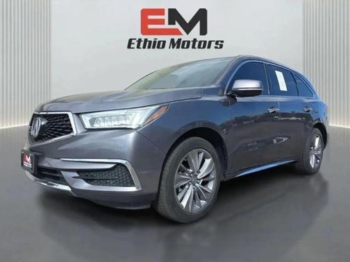 Modern Steel Metallic 2018 Acura MDX 3.5L w/Technology Package