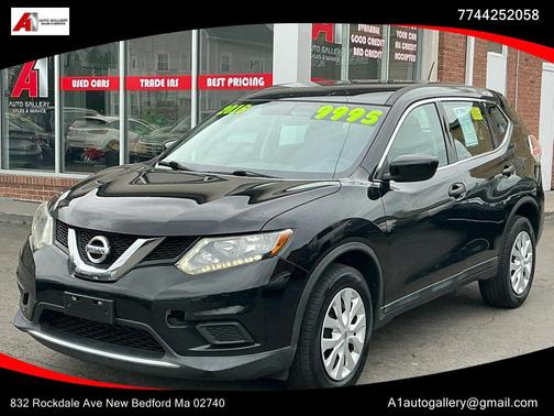 Black 2016 Nissan Rogue S
