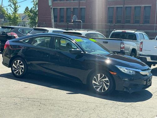 Black 2017 Honda Civic EX