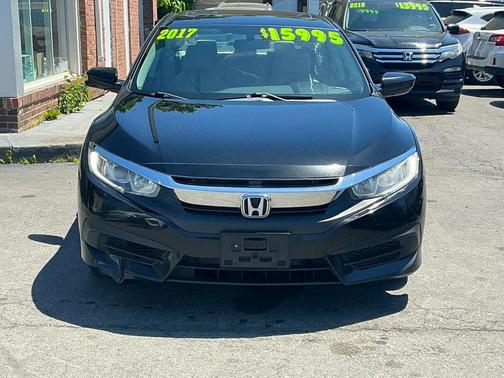 Black 2017 Honda Civic EX