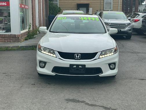 White 2014 Honda Accord EX-L