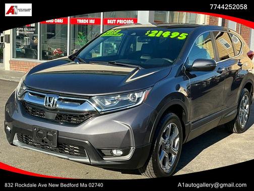 Gray 2019 Honda CR-V EX-L