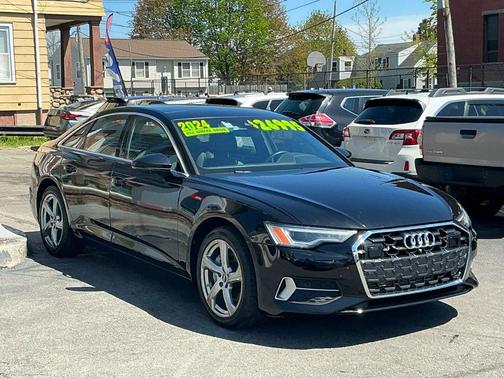 Black 2024 Audi A6 45 Premium Plus