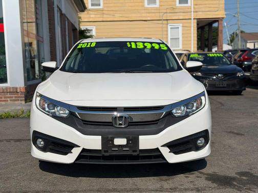 White 2018 Honda Civic EX-T