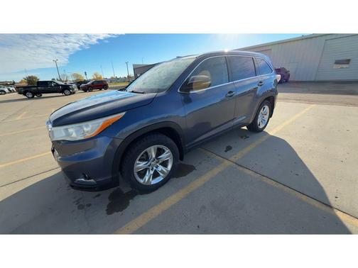 Shoreline Blue Pearl 2014 Toyota Highlander Limited Platinum