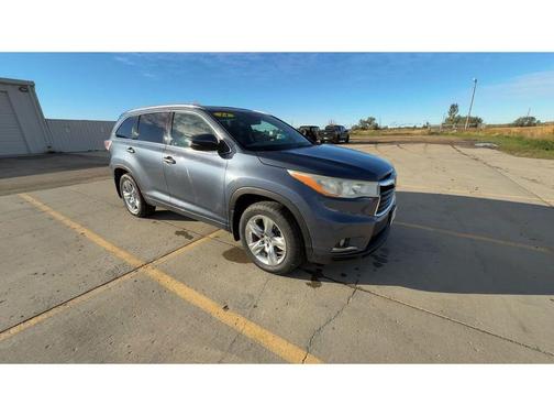 Shoreline Blue Pearl 2014 Toyota Highlander Limited Platinum