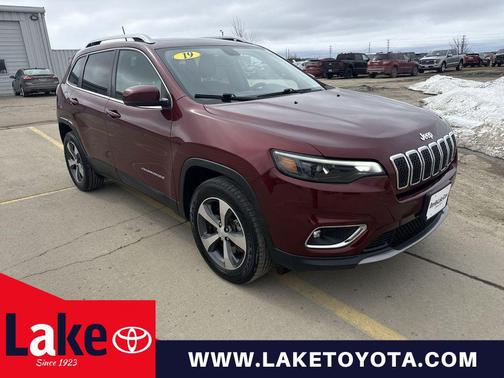 Velvet Red Pearlcoat 2019 Jeep Cherokee Limited