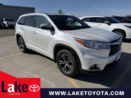 Blizzard Pearl 2016 Toyota Highlander XLE