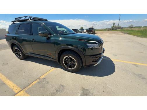 Obsidian Green Pearl 2023 Nissan Pathfinder Rock Creek 4WD