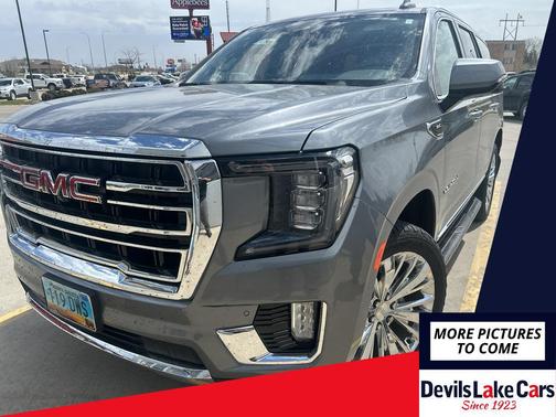 Satin Steel Metallic 2021 GMC Yukon SLT