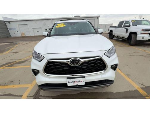 Wind Chill Pearl 2025 Toyota Highlander Hybrid Platinum