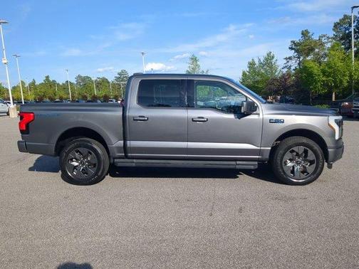 Gray Metallic 2025 Ford F-150 Lightning LARIAT