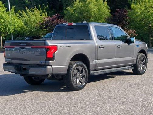 Gray Metallic 2025 Ford F-150 Lightning LARIAT