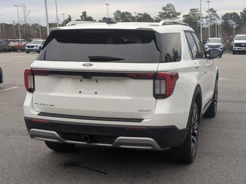 White Metallic 2026 Ford Explorer Platinum