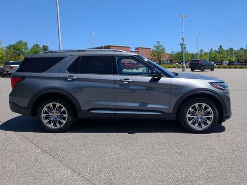 Gray Metallic 2026 Ford Explorer Platinum