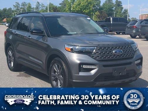 Gray Metallic 2022 Ford Explorer XLT