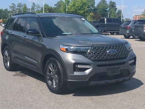 Gray Metallic 2022 Ford Explorer XLT