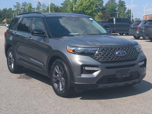 Gray Metallic 2022 Ford Explorer XLT