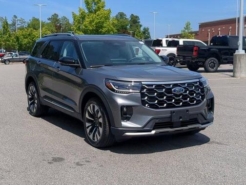 Gray 2026 Ford Explorer Platinum