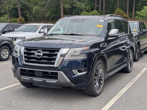 Hermosa Blue 2023 Nissan Armada Platinum
