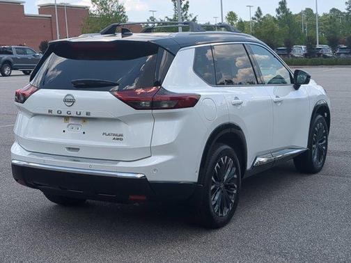 White / Black 2026 Nissan Rogue Platinum