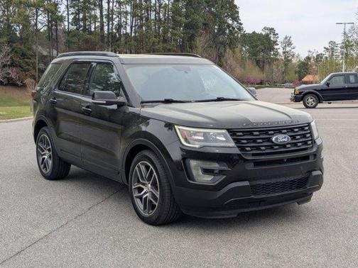 Shadow Black 2017 Ford Explorer sport