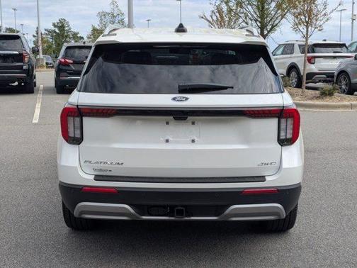 White 2026 Ford Explorer Platinum