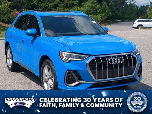 Turbo Blue 2022 Audi Q3 45 S line Premium Plus
