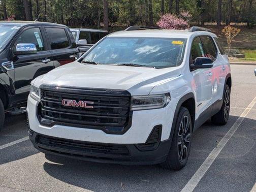 Summit White 2021 GMC Acadia SLE